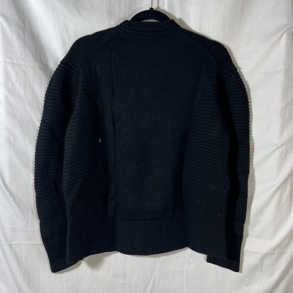 Kit and Ace Black Merino Wool Crew Neck Sweater Sz S/M - Picture 11 of 15